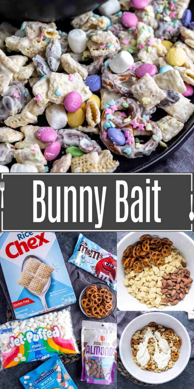 pinterest image of bunny bait directions