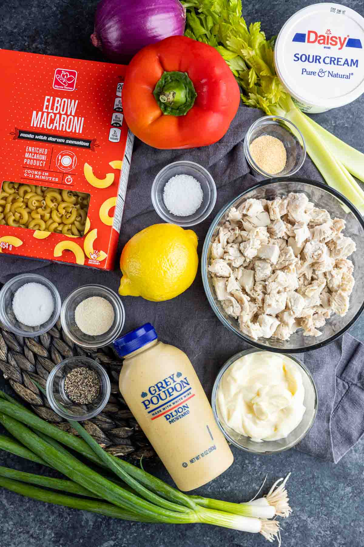 Chicken Macaroni Salad ingredients