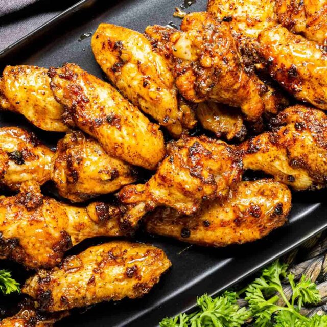 Air Fryer Honey Garlic Chicken Wings Home. Made. Interest.