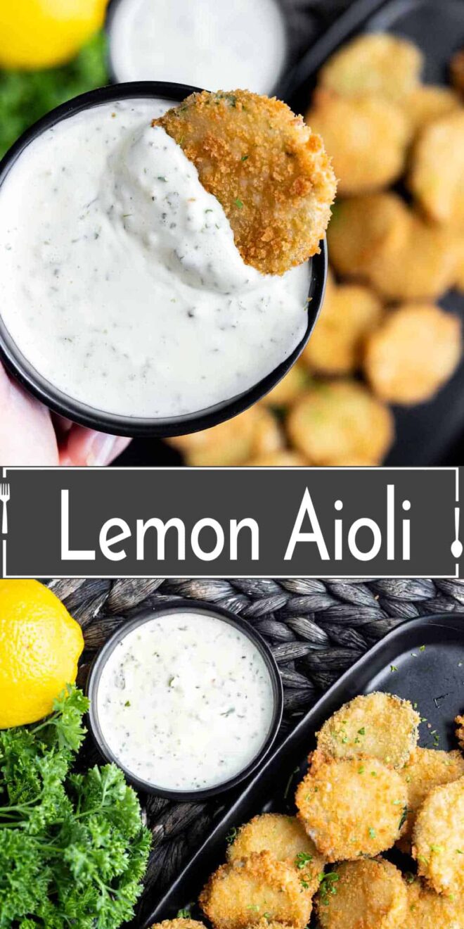 pinterest image of Lemon Aioli