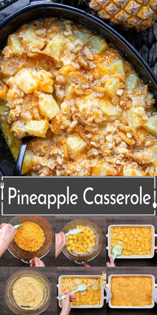 How to make pineapple casserole.