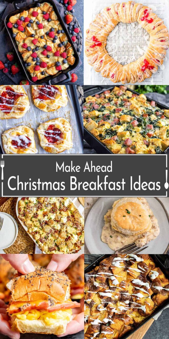 Make Ahead Christmas Breakfast Ideas