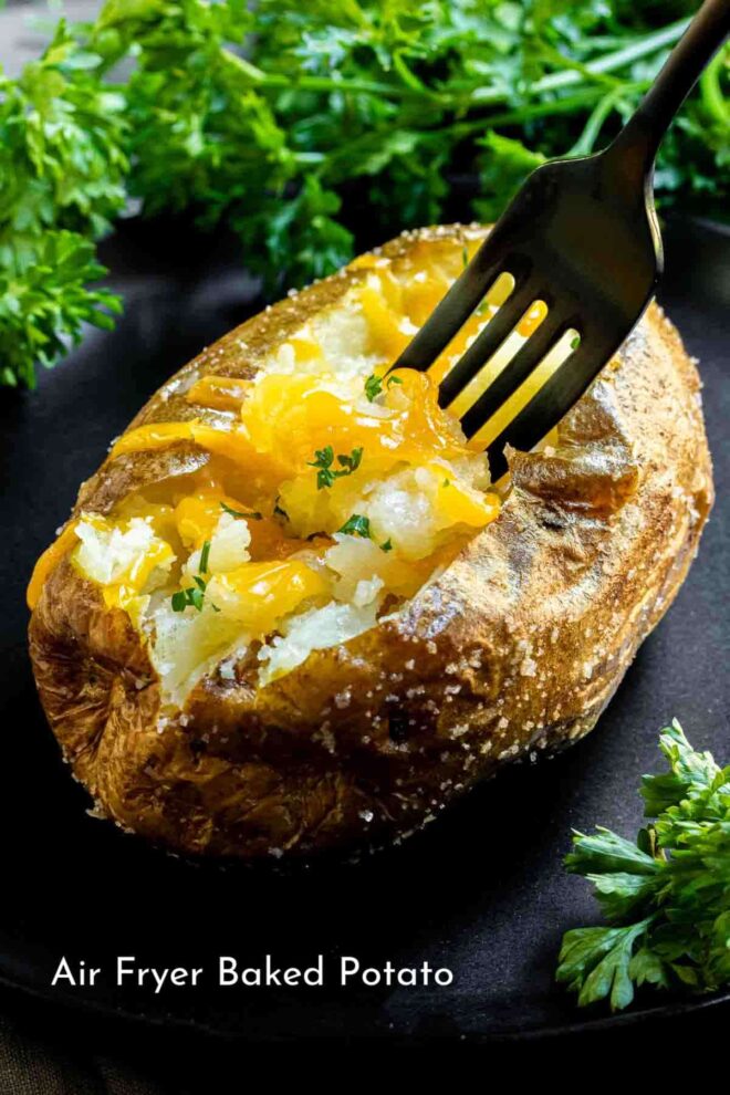 How to Make a Baked Potato in the Air Fryer - Home. Made. Interest.